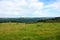 Derbyshire field with broken day stone walls