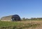 Derelict Airfield building being used as a Farmers Shelter at the old Stracathro Airfield in Aberdeenshire.