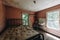 Derelict Bedroom with Bed + Chair + Sink - Abandoned Cottage - Catskill Mountains, New York