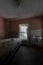 Derelict Bedroom with Bed + Sink - Abandoned Cottage - Catskill Mountains, New York