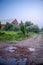 Derelict Brick Buildings in Morning Fog - Abandoned Indiana Army Ammunition Plant - Charlestown, Indiana