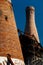 Derelict Brick Smokestacks - Abandoned Glass Factory - Jeanette, Pennsylvania