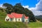 Derelict Catholic church in Raukokore, New Zealand