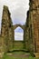 Derelict church archway