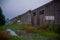 Derelict Concrete Buildings in Morning Fog - Abandoned Indiana Army Ammunition Plant - Charlestown, Indiana