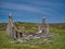 A derelict cottage near Bhalasaigh Valasay on the 7 mile Great Bernera Trail on the island of Great Bernera, Outer Hebrides,