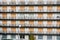 Derelict council flats in poor housing estate in Glasgow