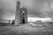 Derelict Magpie mine, abandoned lead mine in Peak District