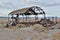 Derelict mill equipment in Rachel, Nevada