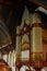 Derelict Sanctuary with Brass Organ Pipes - Abandoned Church - Lowell, Massachusetts