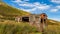 Derelict site trailer in the Yorkshire Dales, UK