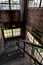 Derelict Stairwell with Industrial Style Windows - Abandoned Glass Factory