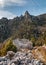 Derelict stone buiding in Mountains near Venaco in Corsica