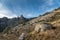 Derelict stone buiding in Mountains near Venaco in Corsica