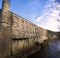 Derelict Stone Textile Mill in Yorkshire