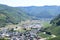 Dernau, Germany - 08 08 2022: Ahr valley a year after the flood, Rech and Dernau