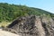 Dernau, Germany - 08 08 2022: The former railroad line, ruined after the flood