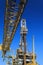 Derrick of Tender Drilling Oil Rig (Barge Oil Rig)