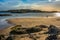 Derrynane Beach Kerry Ireland Archipelago Rocks Sunset