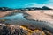 Derrynane Beach Kerry Ireland Archipelago Rocks Sunset