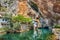 Dervish monastery or tekke at the Buna River spring in the town of Blagaj