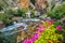 Dervish monastery or tekke at the Buna River spring in the town of Blagaj