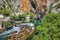 Dervish monastery or tekke at the Buna River spring in the town of Blagaj