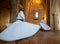 Dervishes performing the traditional religious whirling dance