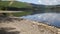Derwent Water Lake District uk south of Keswick blue sky beautiful calm sunny summer day