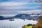 Derwent Water and Skiddaw in winter