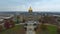 Des Moines, Iowa State Capitol, Downtown, Aerial View, Amazing Landscape