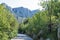 Descending road in Paklenica National Park, Croatia.