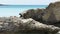 Descent Beach Crete Elafonissi rock water turquoise sun Mediterranean sea calm white