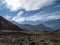 Descent to the valley from the Thorong-la Pass