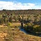 Deschutes River spire in fall