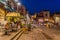 DESENZANO DEL GARDA, ITALY, JULY 23, 2019: Sunset view of Piazza Giuseppe Malvezzi in Desenzano del Garda in Italy