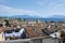 Desenzano del Garda, view of tiled roofs, antennas