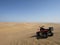 Desert adventure with quadbike