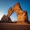 Desert Arch at Sunset