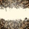 Desert army camouflage background with space for t