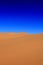 Desert with a blue sky