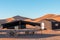 Desert camp in dunes of Erg Chigaga, at the gates of the Sahara. Morocco. Concept of travel and adventure