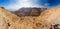 Desert canyon and Dead sea panorama.