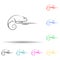 Desert, chameleon, animal multi color set icon. Simple thin line, outline vector of desert icons for ui and ux, website or mobile