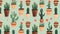 Desert Chic: Seamless Cactus Pattern