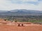 Desert and city panoramic views from hiking trails around St. George Utah around Beck Hill, Chuckwalla, Turtle Wall, Paradise Rim,