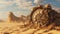 Desert Clock in the Sand, Generative AI