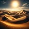 Desert Dreams: Sun-Soaked Sand Dune Serenity