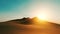 Desert dune sunset background