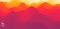 Desert dunes sunset landscape. Mountain landscape with a dawn. Mountainous terrain. Hills silhouette. Abstract background. Vector